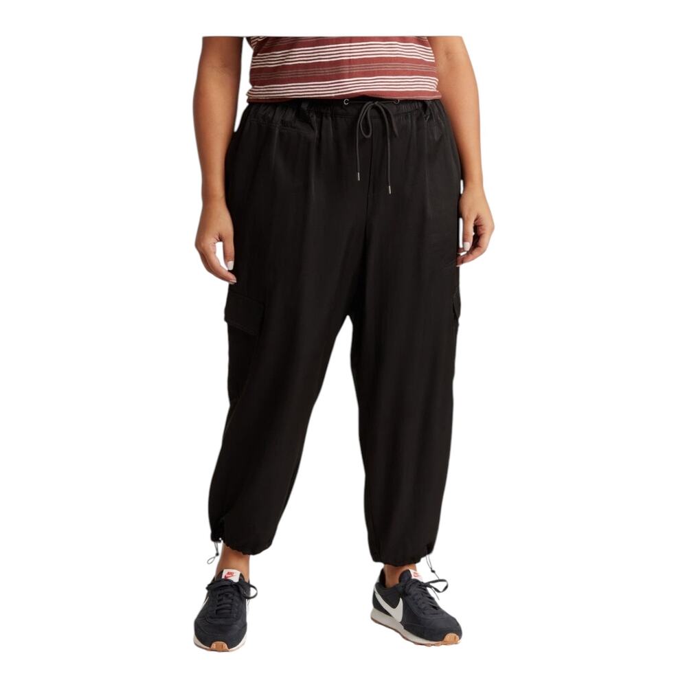 Democracy Pants Ab Leisure Skyrise high waist cargo black size 3X - Picture 1 of 7